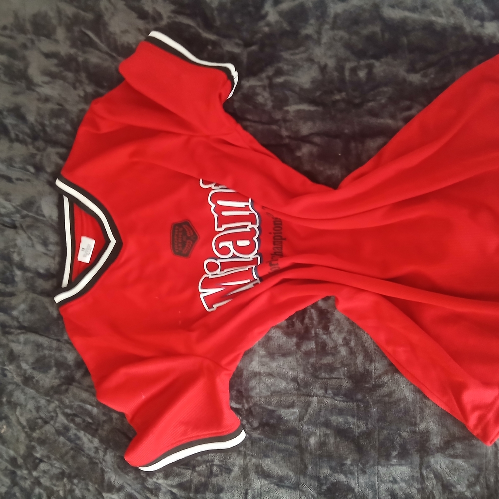 Red Miami Graphic T-Shirt